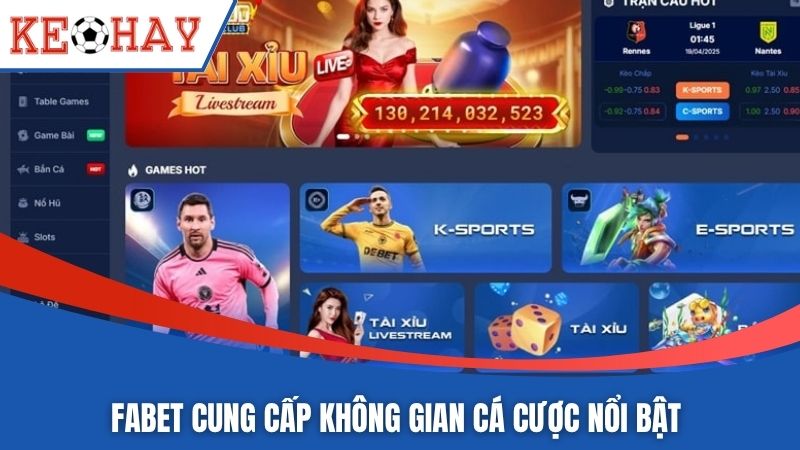 FABET cung cấp không gian cá cược nổi bật